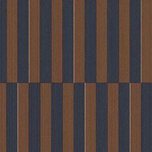 Eijffinger|Papier peint rétro moderne rayures lilas et marron|Rayures