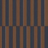 Eijffinger|Papier peint rétro moderne rayures bleu et marron|Rayures