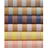 Eijffinger|Papier peint rétro moderne rayures bleu et marron|Rayures