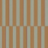 Eijffinger|Papier peint rétro moderne rayures alternées vert et marron|Papier Peint