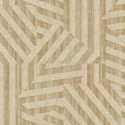 Eijffinger|Ethnische geometrische Intarsien-Tapete beige und gold|Ethnisch