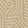 Eijffinger|Ethnische geometrische Intarsien-Tapete beige und gold|Ethnisch