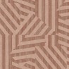 Eijffinger|Papier peint ethnique marqueterie géométrique rose|Haut Gamme