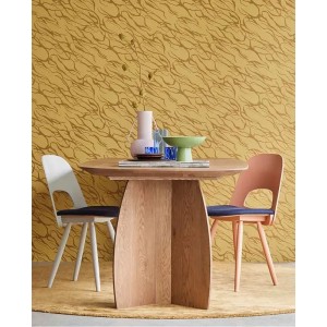 Rasch|Papel pintado estilo étnico efecto textil beige|Étnico 2