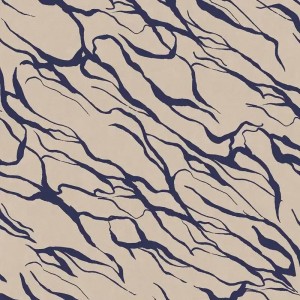 Casamance|Papel pintado geométrico verde estilo Delaunay|Abstracto
