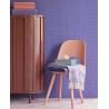 Eijffinger|Vintage chic wallpaper with textile pattern in brown|Romantic