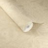 Eijffinger|Papier peint romantique dentelle florale beige|Imitation Tissu