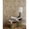 Eijffinger|Papel pintado hojas de palma marrón topo jungle chic|Alta Gama