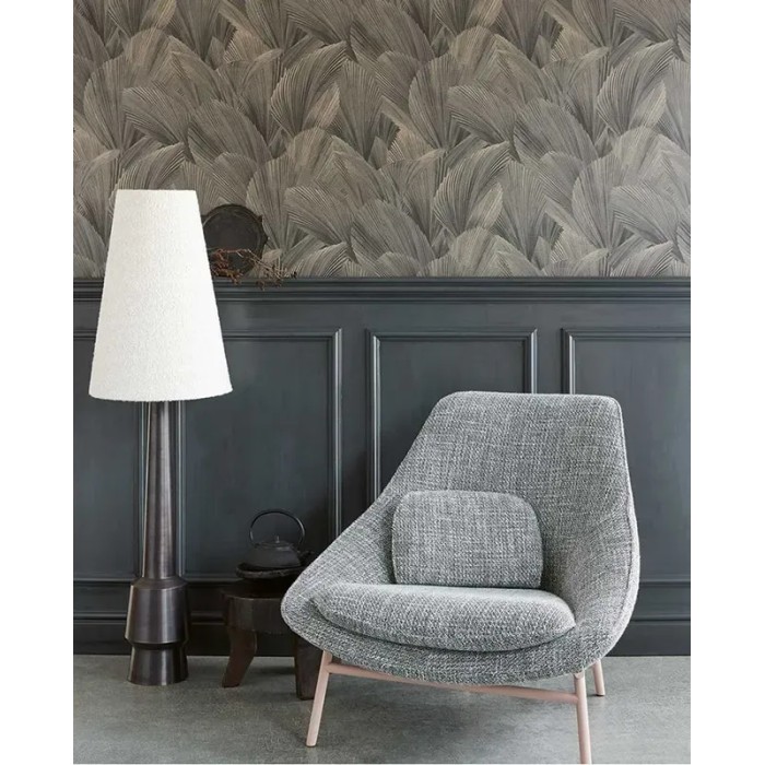 Eijffinger|Papel pintado hojas de palma marrón jungle chic|Papel Pintado