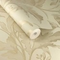 Eijffinger|Romantic green-gold flower silhouette wallpaper|Modern
