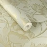 Eijffinger|Romantic turquoise-copper flower silhouette wallpaper|High-End