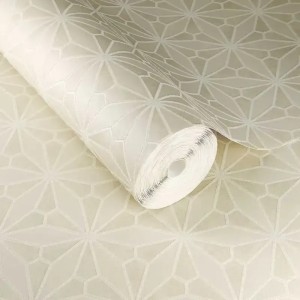 Casadeco|Zen style wallpaper with green bamboo leaves|Oriental