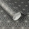 Eijffinger|Geometrische Tapete mit orientalischem Glasfenster Muster in Grün|Fliesenimitat