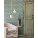 Eijffinger|Geometrische Tapete mit orientalischem Glasfenster Muster in Rot|Hochwertige
