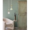 Eijffinger|Geometrische Tapete mit orientalischem Glasfenster Muster in Rot|Hochwertige