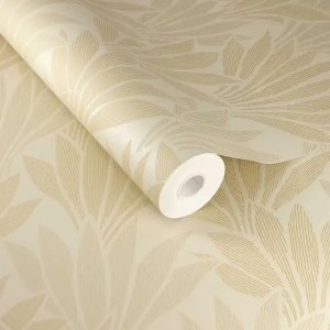 Papeldecor|Tapete Stuck grün Gips|Tapeten