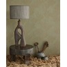 Eijffinger|Moderne Tapete mit minimalistischen Blättern in Grün und Gold|Modern