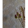 Eijffinger|Modern metallic brown-copper minimalist leaf wallpaper|Wallpaper