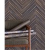 Eijffinger|Papier peint moderne bois chevron marron brillant|Imitation Bois