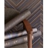Eijffinger|Papier peint moderne bois chevron marron brillant|Imitation Bois