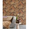 Eijffinger|Papier peint urban jungle palmiers tropicaux marron|Papier Peint