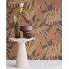 Eijffinger|Urban jungle wallpaper with tropical palms in brown|Wallpaper