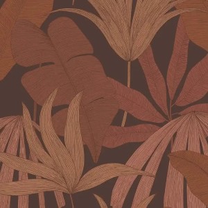 As Creation|Exotic tropical jungle plants wallpaper white beige|Wallpaper