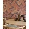 Eijffinger|Urban jungle wallpaper with tropical palms in terracotta|High-End