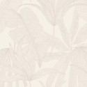 Eijffinger|Romantic wallpaper with tropical plants in white|High-End
