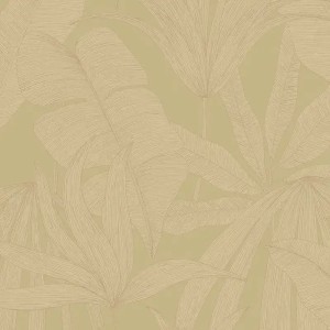 Eijffinger|Papier peint romantique plantes tropicales ocres|Papier Peint