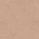Eijffinger|Rustic wallpaper with tropical plants in peach pink|Rustic
