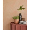 Eijffinger|Rustic wallpaper with tropical plants in peach pink|Rustic