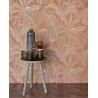 Eijffinger|Papier peint tropical plantes exotiques orange et argent|Haut Gamme