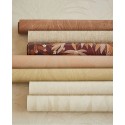 Eijffinger|Tropical wallpaper with exotic plants in orange and silver|High-End