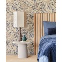Eijffinger|Scandinavian boho wallpaper with enchanted trees in off-white|Youth Style