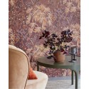Eijffinger|Papier peint scandinave bohème arbres enchantés rouge violet|Haut Gamme