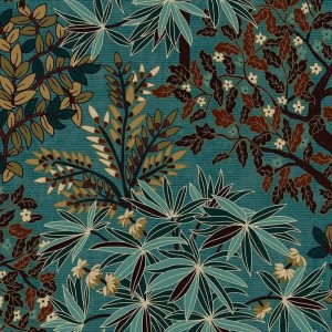 Eijffinger|Scandinavian boho wallpaper with enchanted trees in mustard green|Scandinavian
