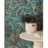 Eijffinger|Papier peint scandinave bohème arbres enchantés turquoise|Haut Gamme