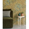 Eijffinger|Scandinavian boho wallpaper with enchanted trees in mustard green|Scandinavian