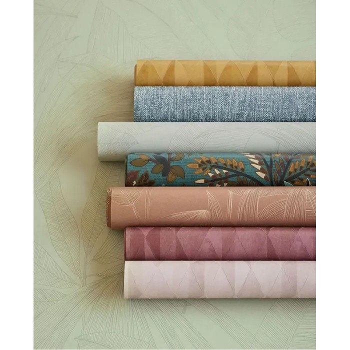 Papel pintado textil azul - Eijffinger Festival 333534