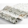 Papel pintado floral atemporal otoñal en gris y beige - Borastapeter Borosan Hem 38726