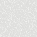 Borastapeter|Papier peint floral scandinave branches stylisées gris blanc|Scandinave