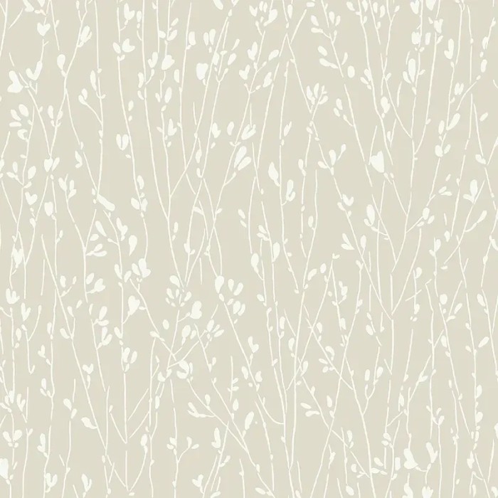 Borastapeter|Papel pintado escandinavo flores silvestres de prado en beige y blanco|Papel Pintado