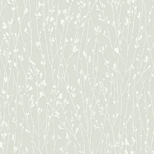 Khroma|Papier peint floral moderne style arabesque gris|Papier Peint