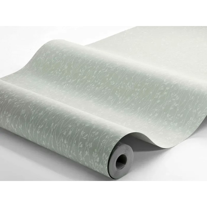 Borastapeter|Papier peint scandinave fleurs de prairie sauvages vert blanc|Papier Peint