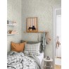 Borastapeter|Papier peint vintage fleurs de prairie vertes|Jeunesse