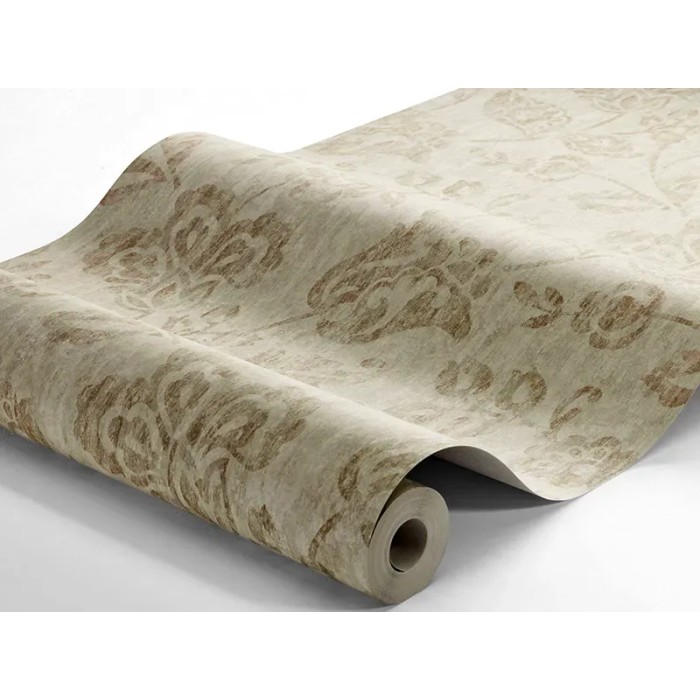 Borastapeter|Papel pintado floral clásico vintage moteado en beige|Papel Pintado