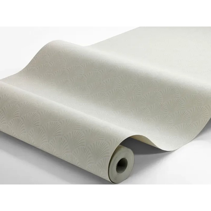 Borastapeter|Papier peint art déco coquilles décoratives beige|Art Déco
