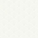 Borastapeter|Papel pintado art deco conchas decorativas en blanco|Art Deco