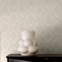 Borastapeter|Tapete Damast elegante Medaillons beige Stil|Damast